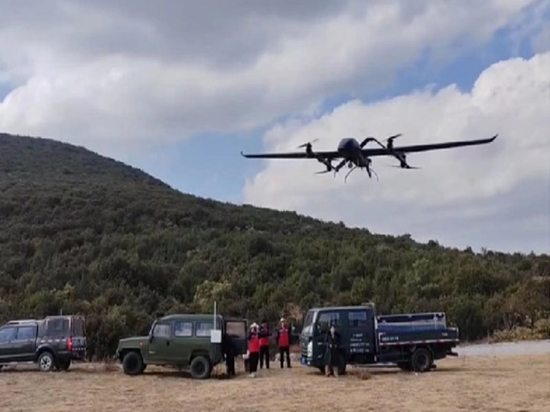 CROSMAX Fixed wing Drone with Vertical Take-off and Landing (50kg Payload)