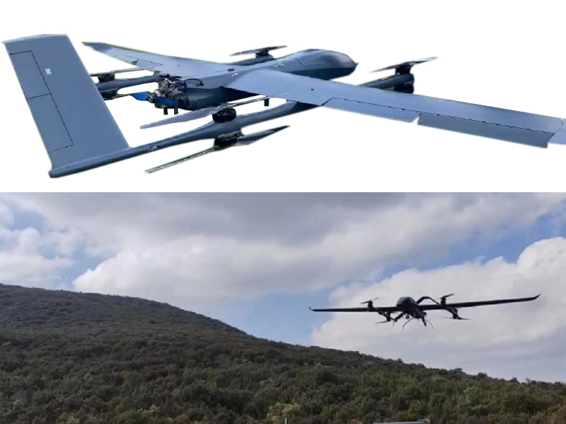 CROSMAX Fixed wing Drone with Vertical Take-off and Landing (50kg Payload)
